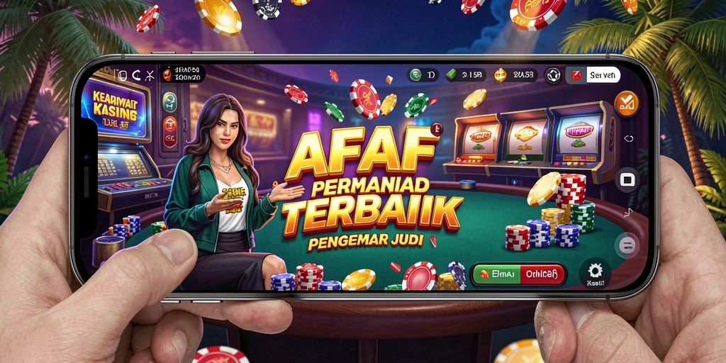 Tampilan gameplay seru di AFAF dengan berbagai pilihan permainan Kasino.