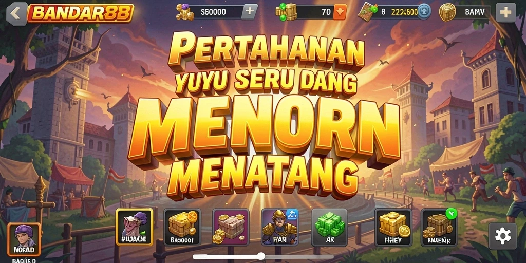 Tampilan gameplay menarik dan seru dalam BANDAR88.