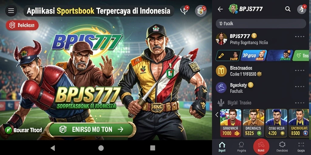 Tampilan menarik dari antarmuka BPJS777 saat melakukan taruhan olahraga.