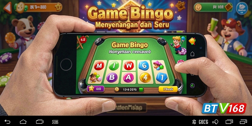Tampilan gameplay BTV168 yang seru saat bermain Bingo.