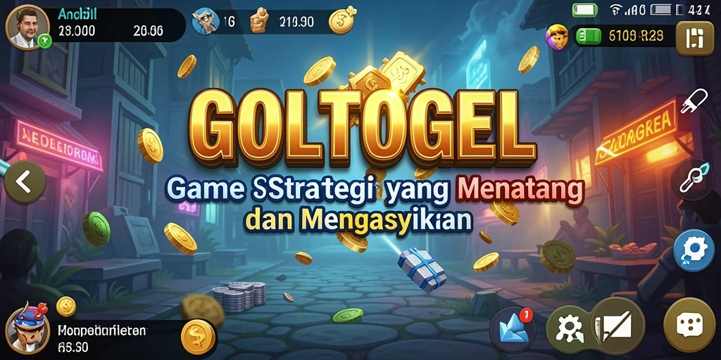 Tampilan gameplay GOLTOGEL yang menarik dan strategis.