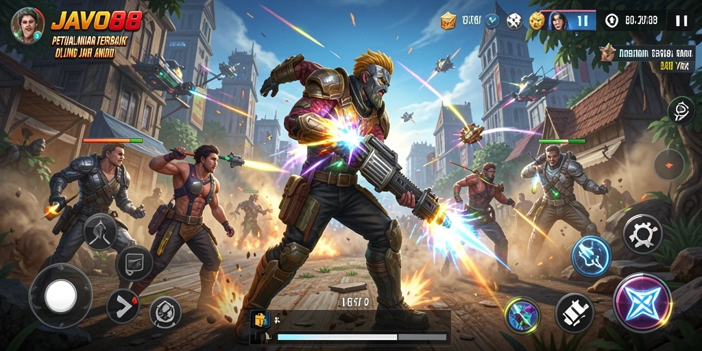Gameplay JAVO88 yang penuh aksi dan grafis menakjubkan.