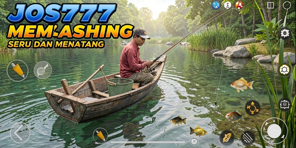 Tampilan gameplay menantang di dunia memancing JOS77.