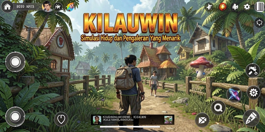 KILAUWIN menampilkan gameplay simulasi yang imersif dan interaktif.