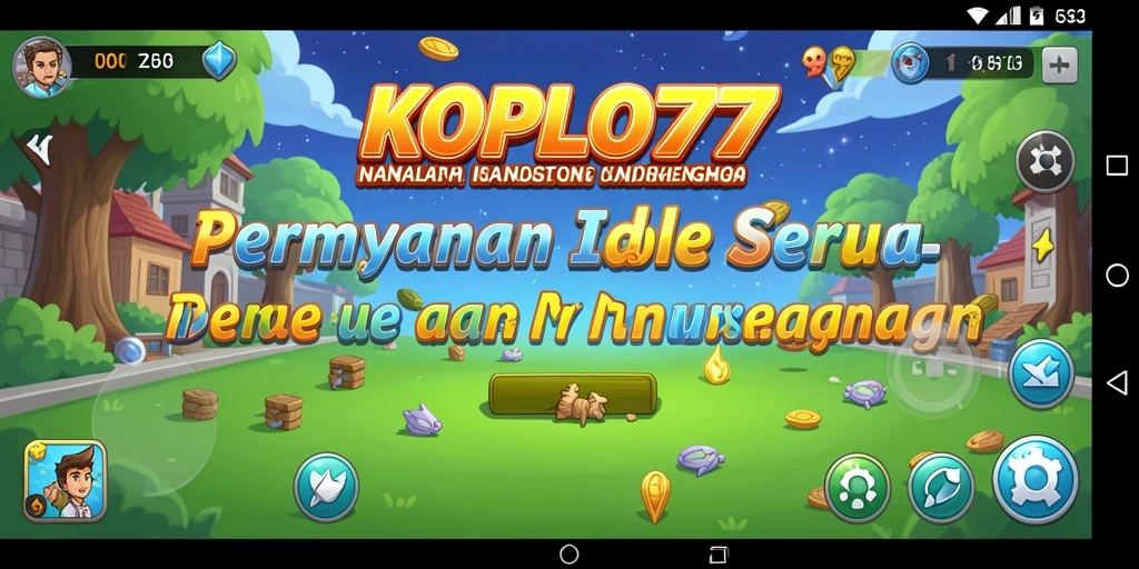 Tampilan gameplay KOPLO77 yang menarik dan penuh warna.