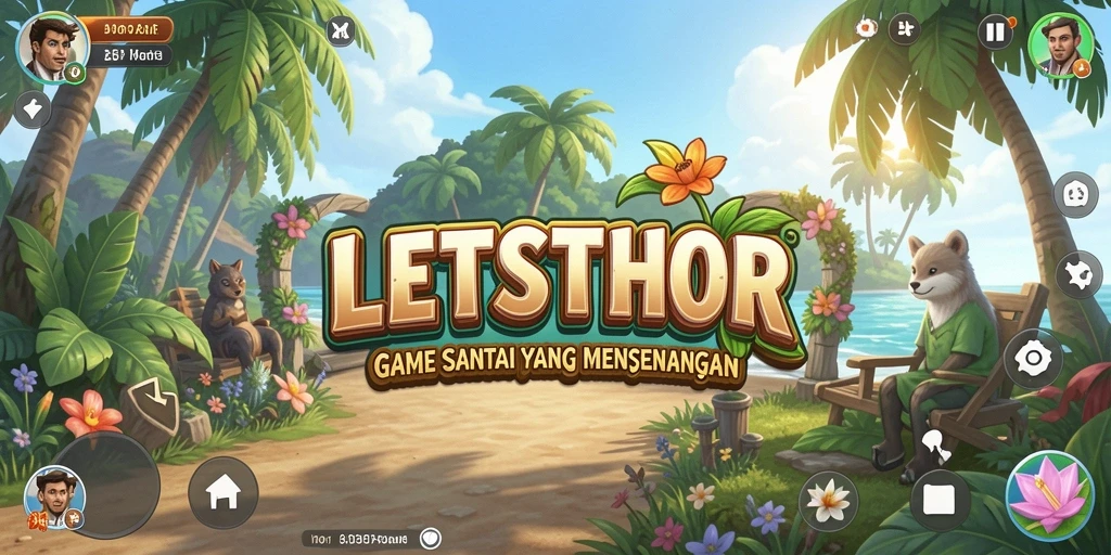 Tampilan gameplay LETSTHOR yang menarik dan seru.