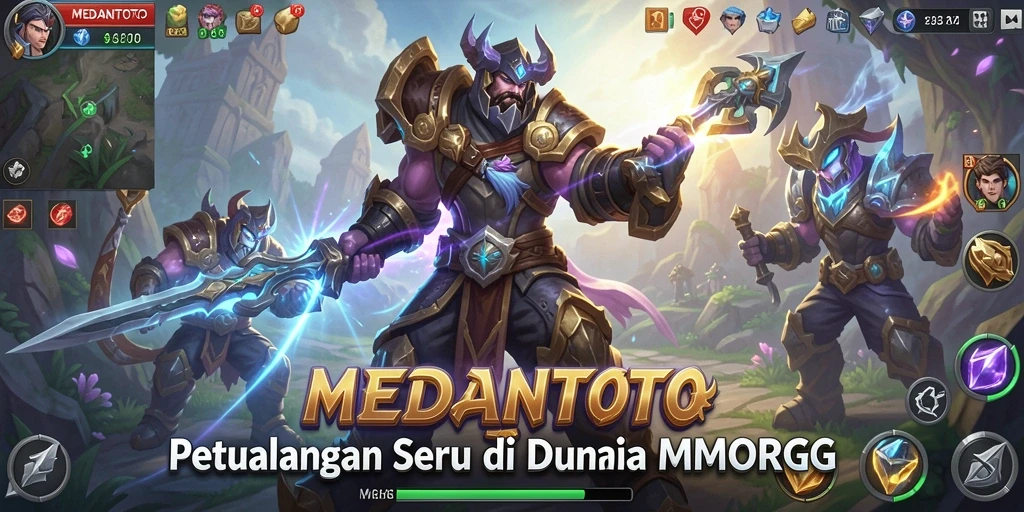 Tampilan menakjubkan dari gameplay MEDANTOTO yang penuh aksi.