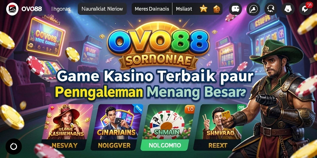 Gambaran gameplay menarik dalam OVO88, penuh dengan aksi Kasino.