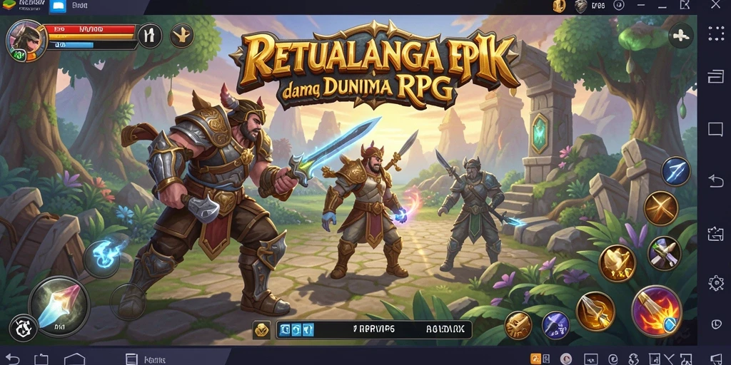 Tampilan gameplay RPVIP6 dengan pertarungan yang seru dan grafis menawan.