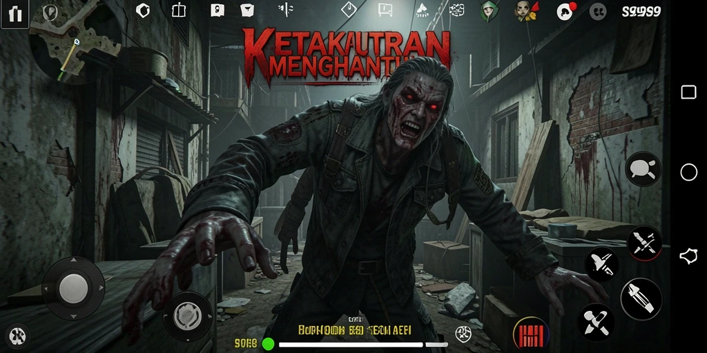 Tampilan gameplay S9S9 yang menegangkan dan mencekam.