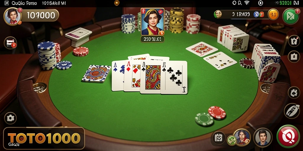 Tampilan gameplay QiuQiu yang seru dan menantang.