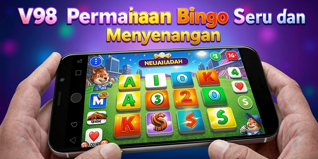 Tampilan menarik dari gameplay Bingo di V98.