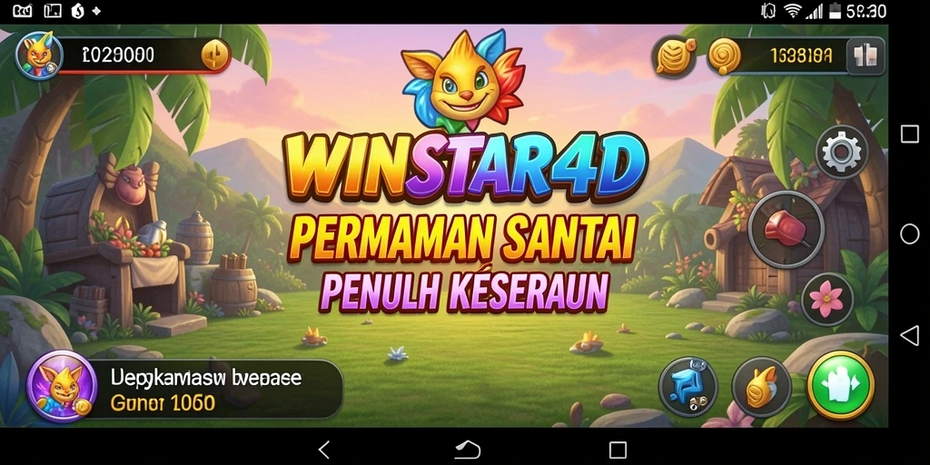 Screenshot gameplay WINSTAR4D menampilkan aksi seru dan grafis menawan.